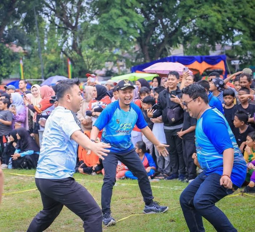 Meriah Warga Antusias Ikuti Pesta Rakyat Dan Jalan Sehat Kecamatan Senapelan
