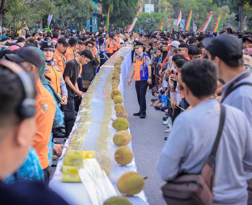 Festival Talam Durian HUT Pekanbaru Dihadiri Ratusan Ribu Orang Pengunjung