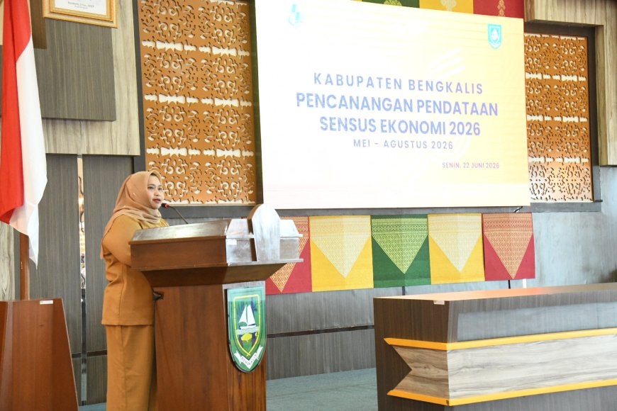 Sensus Ekonomi Dimulai Bupati Bengkalis Ajak Semua Pihak Sukseskan Pendataan