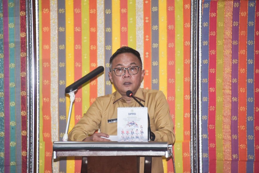 Jawab Pandangan Fraksi DPRD Sekda Bengkalis Apresiasi Dukungan Serta Saran Legislatif