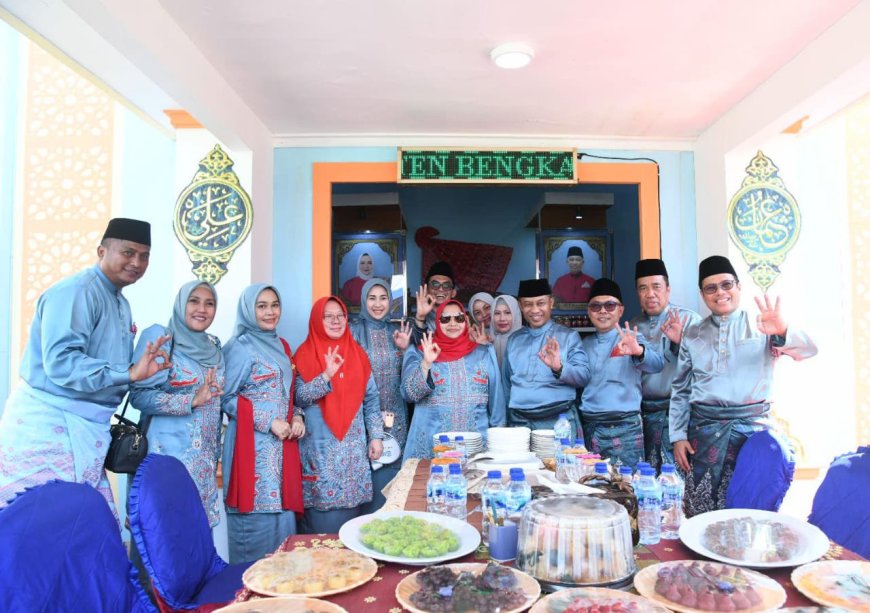 Stand Bazar Bengkalis Jadi Perhatian Di MTQ Riau Bawakan Ornamen Wisma Sri