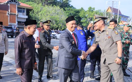 Hadiri Upacara Bhayangkara Ke-80 Wawako Pekanbaru Tegaskan Pentingnya Perkuat Sinergitas Bersama
