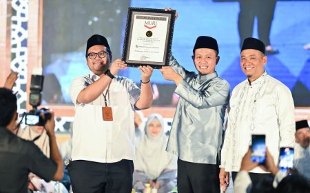 Raih Rekor MURI Ribuan ASN Pemko Pekanbaru Serentak Baca Surah Al-Mulk Di Masjid An Nur