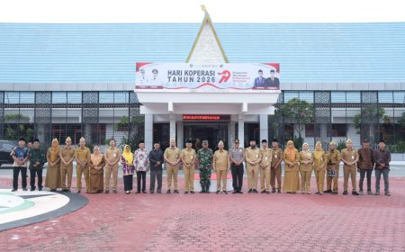 Pimpin Hari Koperasi Wakil Bupati Bengkalis Tegaskan Penggerak Ekonomi