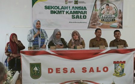 BKMT Kabupaten Kampar Dirikan Sekolah Lansia Salo