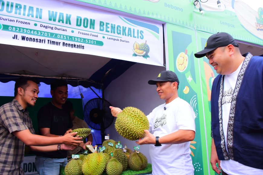 Wabup Bengkalis Buka Bengkalis Durian Fest Guna Penguatan Ekonomi Masyarakat