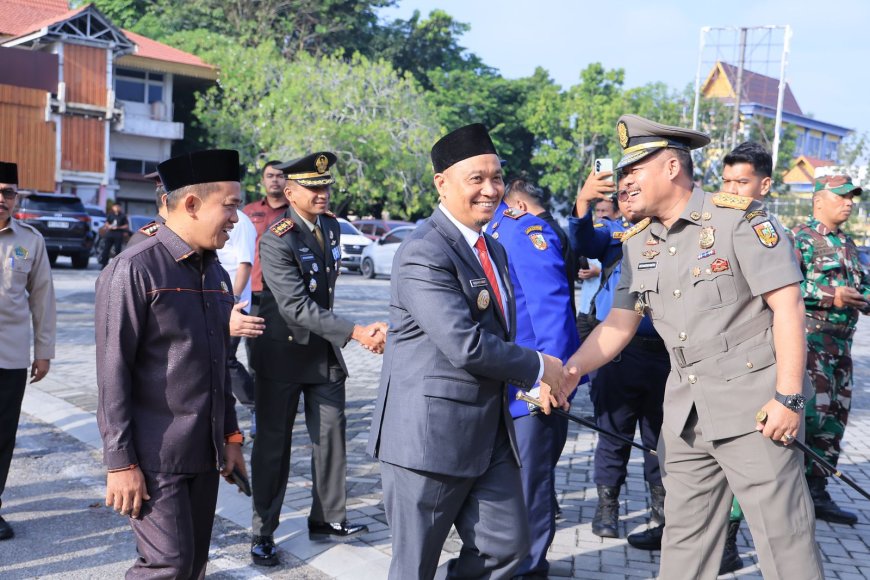 Hadiri Upacara Bhayangkara Ke-80 Wawako Pekanbaru Tegaskan Pentingnya Perkuat Sinergitas Bersama