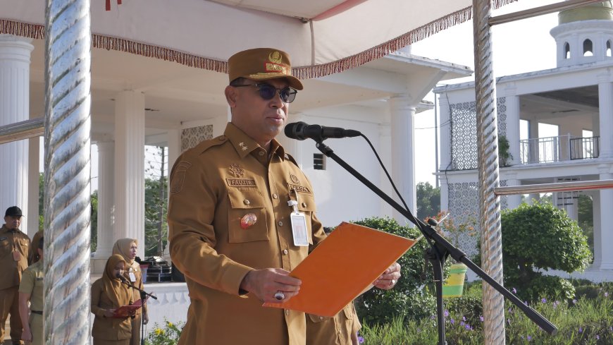 Sekda Fauzi Efrizal Ingatkan OPD Rohil Kebut Administrasi Gaji ke-13 dan Jaga Disiplin Kerja