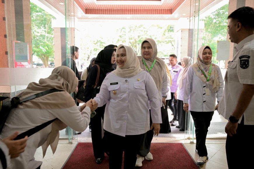 Kunjungi RSUD Mandau Bupati Bengkalis Dukung Layanan Spesialis