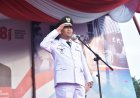 Wabup Bagus Santoso Pimpin Penurunan Bendera Bengkalis