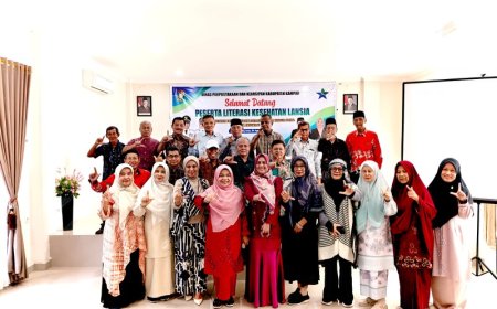 Perpustakaan dan Arsip Kampar Gelar Literasi Lansia 