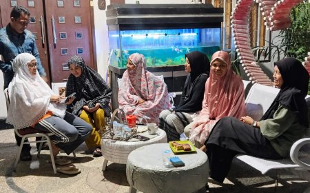 Mahasiswa KKN UMRI Belajar Jurnalistik ke Kediaman Pemred Jaring Nasional