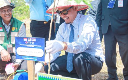 Wako Pekanbaru Dan Kepala Daerah IMT GT Tanam Pohon