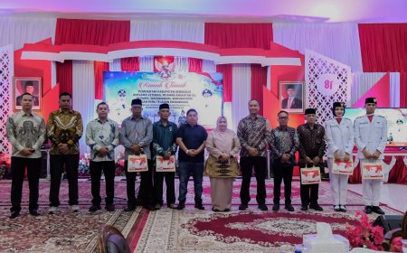 Bupati Bengkalis Rangkul Veteran dan Paskibraka Rawat Semangat