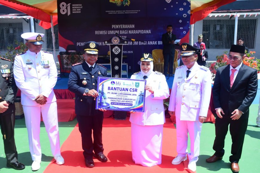 Bupati Bengkalis Hadiri Pemberian Remisi Ratusan Narapidana