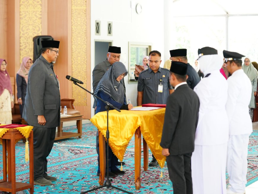 Lantik Pejabat Bupati Siak Tegaskan Promosi Berdasarkan Kinerja