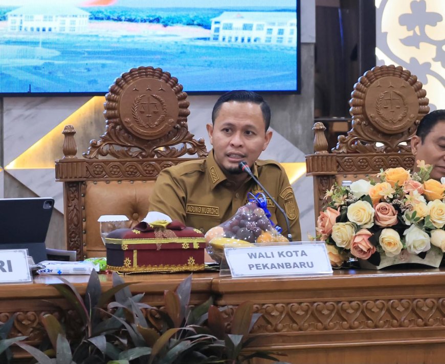 Wako Pekanbaru Pimpin Rapat Forkopimda Bahas Keamanan Kota