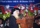 Bupati Bengkalis Hadiri Wisuda dan Beri Pesan Perjuangan