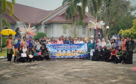 Perdana, 41 Perangkat Daerah Tampilkan Wajah Pelayanan di Pawai HUT ke-27 Siak