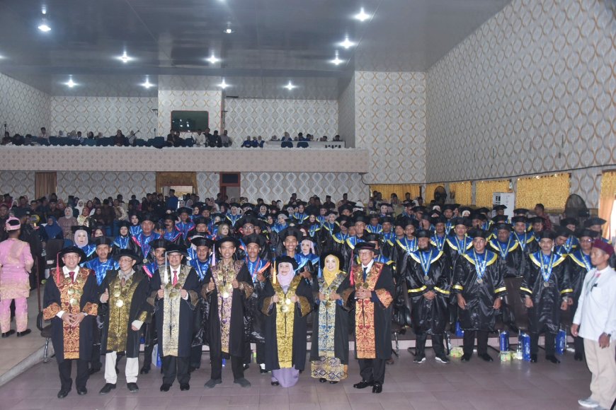 Bupati Bengkalis Hadiri Wisuda dan Beri Pesan Perjuangan