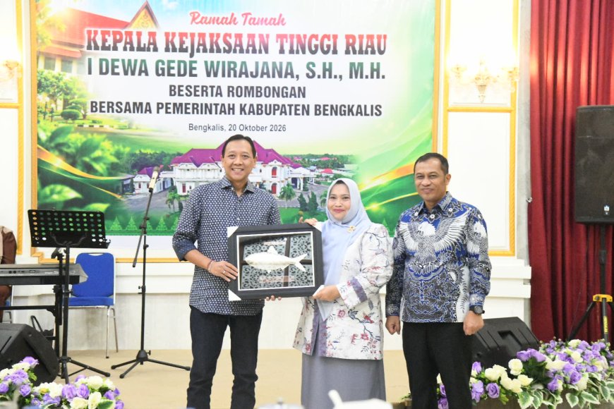 Sambut Kajati Riau Bupati Bengkalis Siap Perkuat Sinergi