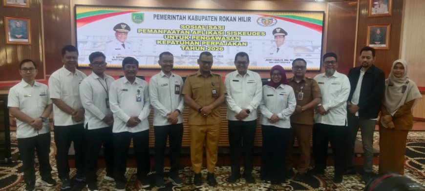 Pemkab Rohil Dorong Kepatuhan Perpajakan dan Tata Kelola Keuangan Kepenghuluan