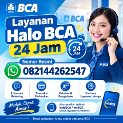 Ini Dia Layanan Halo BCA 24 Jam Ini Dia Nomor Layanan BCA Call Center BCA Wa Cs BCA